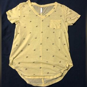 Love Charm Top Honey Bee print